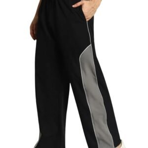Straight-fitting men's nylon and lycra track pants, gym track pants, and casual joggers for sports, the gym, and yoga