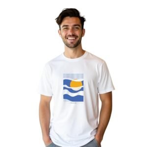 Men's Cotton Regular Fit Letter Print T-Shirt