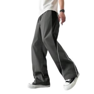 Men's Lightweight Straight-Fit Track Pants, Lowers, and Gym Trackpants