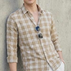 Men's Full Sleeve Shirt | Pocket Design and Spread Collar Shirt for Man (2054)